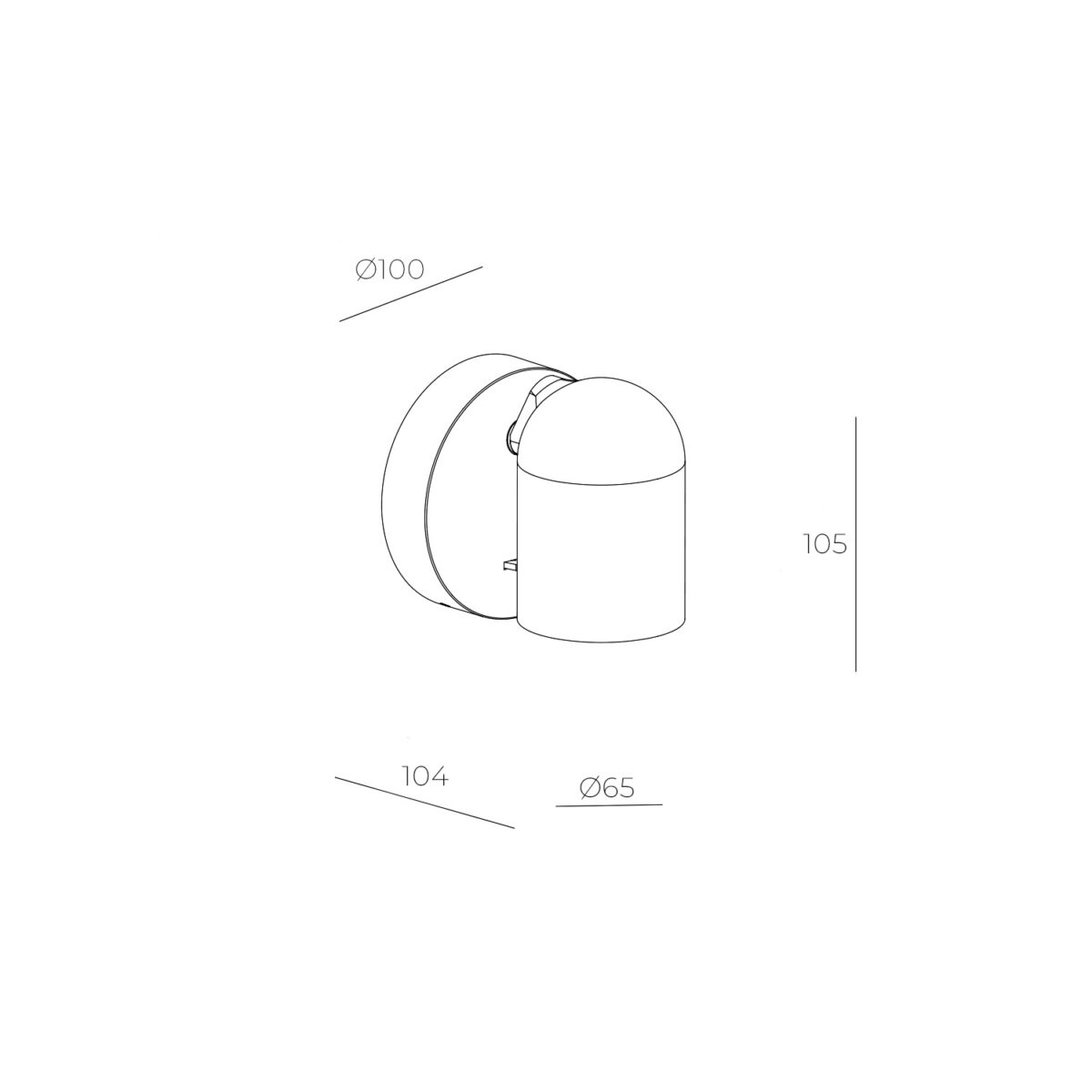 Marlett Reading GU10 USB type C biały, zdjęcie 3