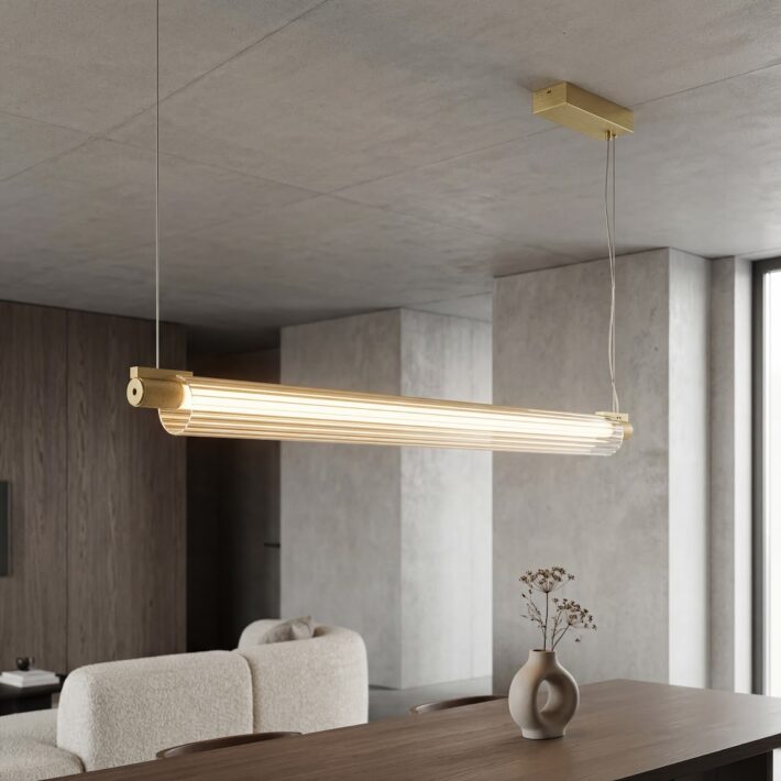 Lampa Zwieszana RIBBON Sand Gold